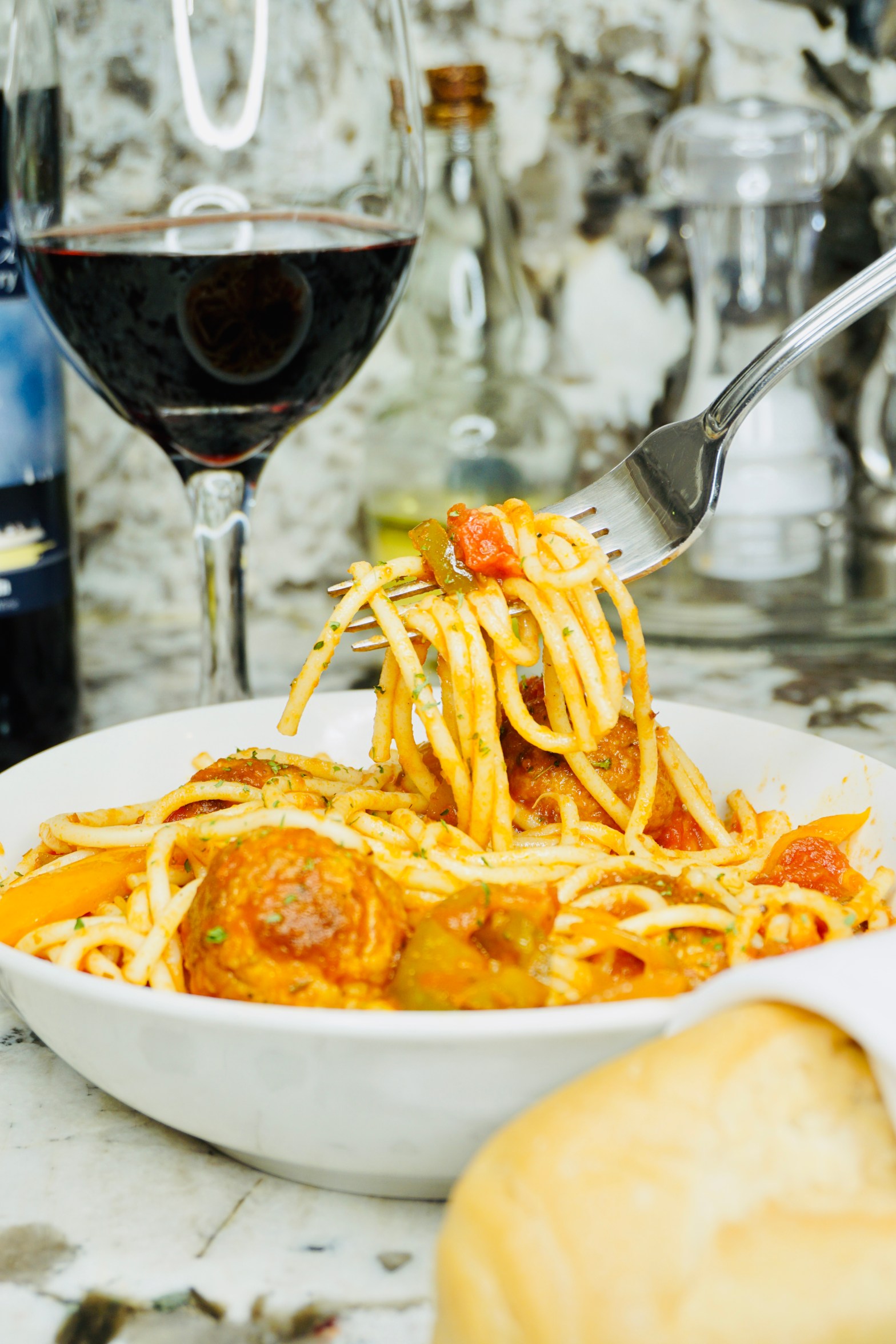 Gluten Free/Plant Based Spaghetti & Meatballs